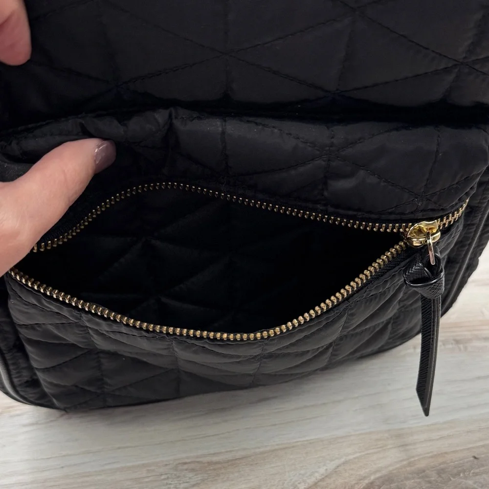 Kate Spade Quilted Black Backpack - Picture 4 of 5